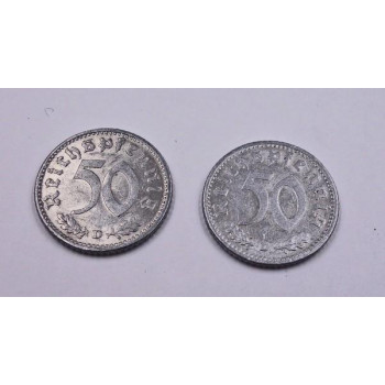 Münze Coin 50 Reichspfennig...