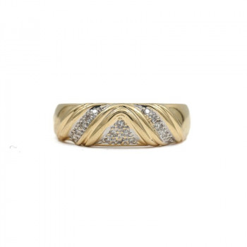 Brillantring ◆ Gelbgold 585...